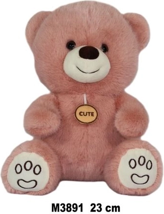 Plysset bamse 23 cm