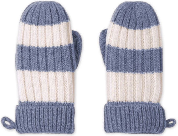 Lodger merinohandsker Stripe Stone str. 1–2 år