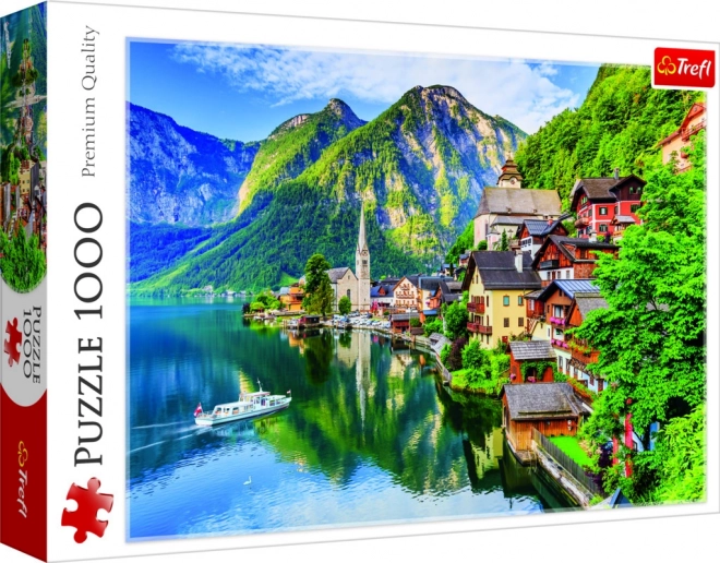 Puslespil 1000 brikker – Hallstatt, Østrig (TREFL)