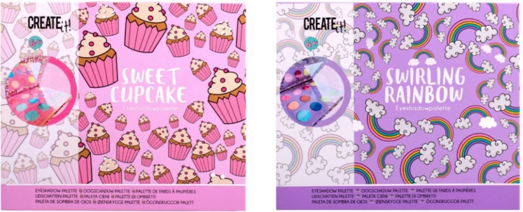 Create It! palet med pastelfarvede øjenskygger, 12 farver