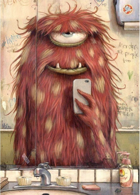 Heye Zozoville: Selfie puslespil 1000 brikker