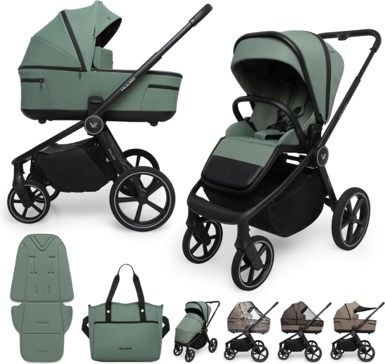 Muuvo Five kombivogn 2i1 Pine Green