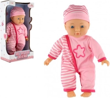 Dukke My Little Friend med hue 30 cm