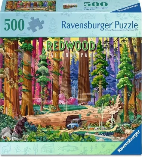 Ravensburger puslespil National Park: Redwood 500 brikker