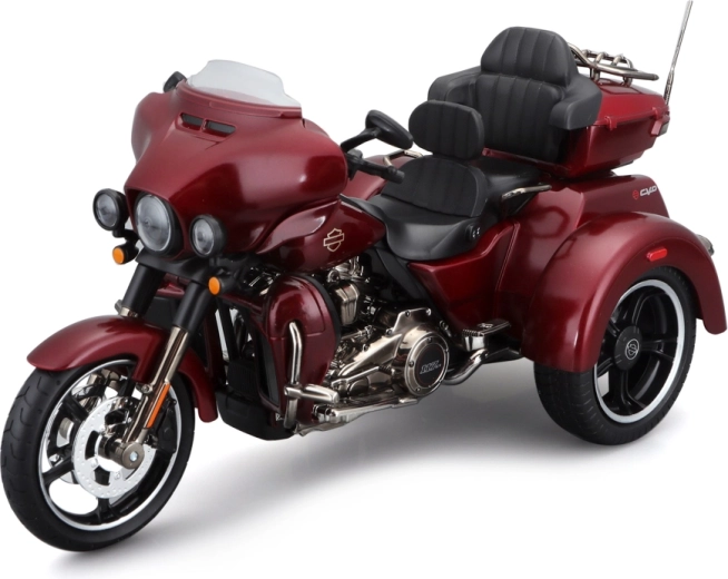 Maisto Harley-Davidson trike CVO Tri Glide 2021 metalmodel 1:12 metallic rød