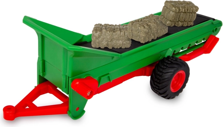 JAMARA-transportørtrailer med 3 halmballer i skala 1:24S