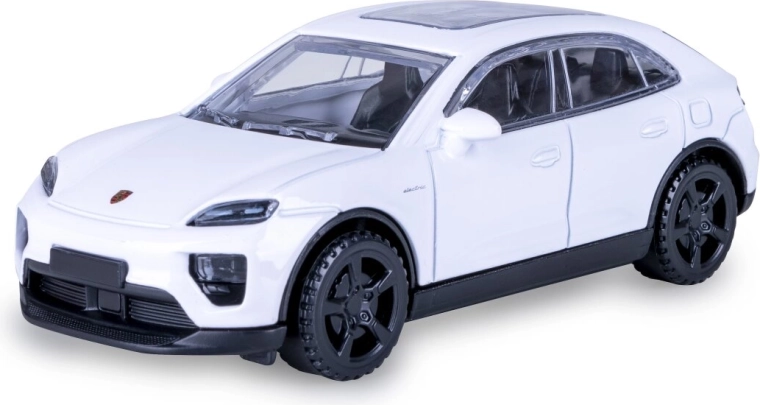 Metalmodel af Porsche Macan i størrelsesforholdet 1:43, hvid