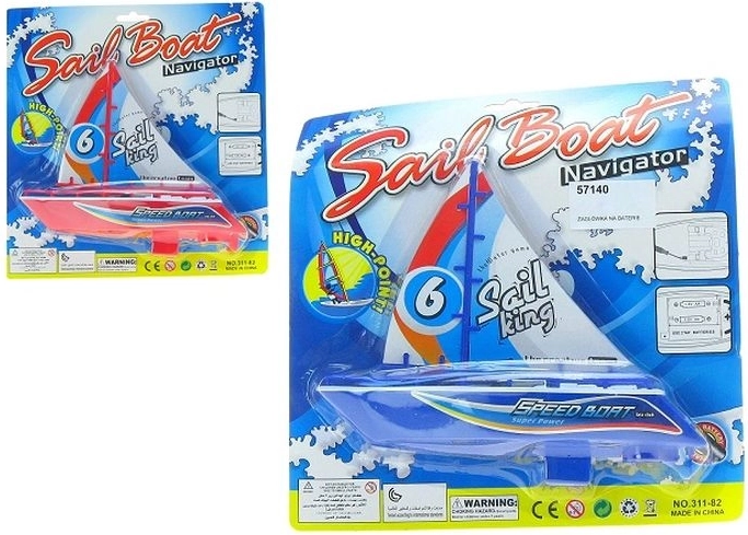 Batteridrevet sejlbåd 24 cm