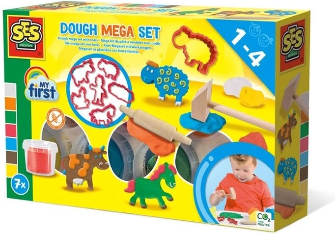 SES Creative My First megasæt med modellervoks og værktøj