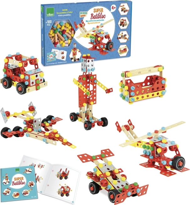 Vilac træbyggesæt Super Batibloc