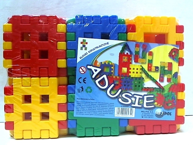 Adusie oppustelige konstruktionsklodser 36 stk
