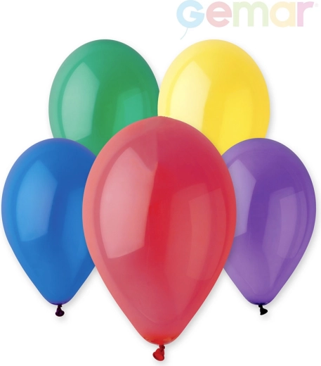 Gemar krystalballon i latex 26 cm - 1 stk.