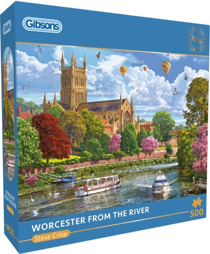 Gibsons puslespil Katedralen i Worcester 500 brikker