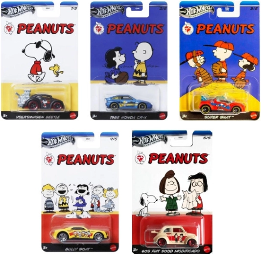 Metalbil HOT WHEELS Silver Series 75 Years PEANUTS