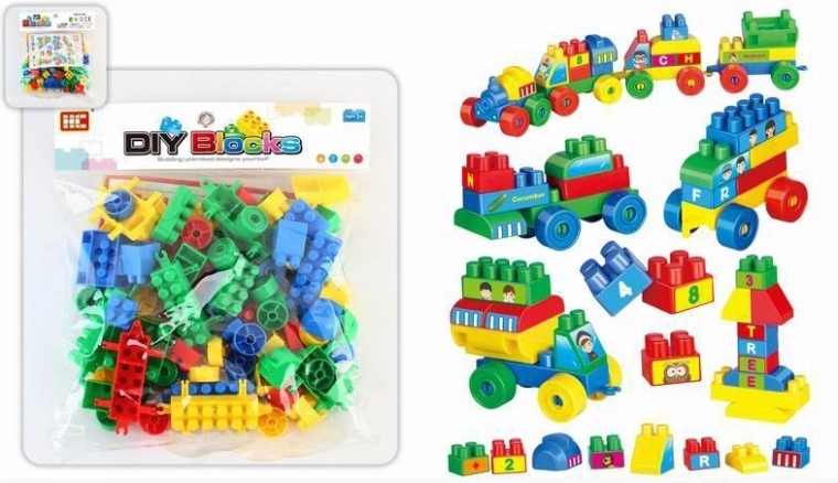 Byggesæt til de mindste Mobilo Eco Construction Builder, 92 dele