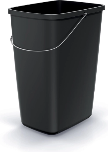 Affaldsspand Compacta Q Basic 9 l af genanvendt plast, vippe låg