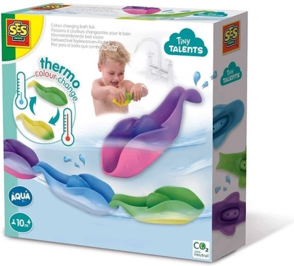 SES Creative Tiny Talents badefisk, der skifter farve