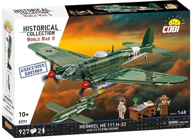 Byggesæt COBI Heinkel He 111 H-22 med flyvende bombe V1 (1:48)