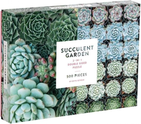 Dobbelt­sider puslespil Succulenter 500 brikker GALISON
