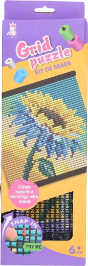 Perlemozaik solsikke 31 × 32,5 cm