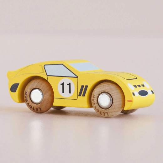 Le Toy Van træracerbil Luca – gul