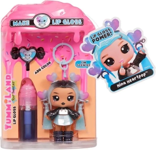 Yummiland Sour Sweeties Nina Heartpop kreativt sæt til fremstilling af lipgloss