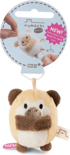 Nici vedhæng MyMochi aben Manki 5 cm med elastisk elastik