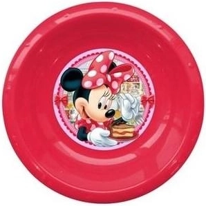 Plastik dyb tallerken Minnie