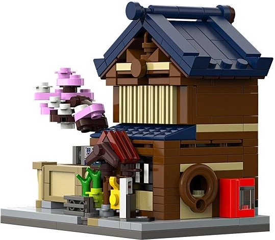 CaDA Mini japansk offentligt bad Sento byggesæt 1:65