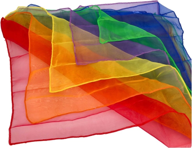 Sæt med jonglør-tørklæder Goki 6 stk