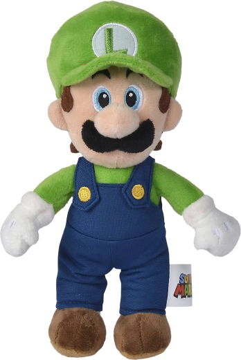 Plysfigur Luigi Super Mario 23 cm