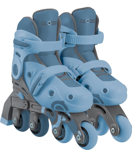 Børne inliners Learning Skates 2-i-1 blå størrelse 26–29