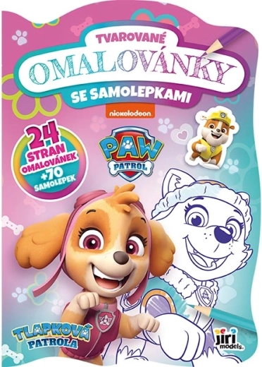 Formstøbte malebøger Paw Patrol
