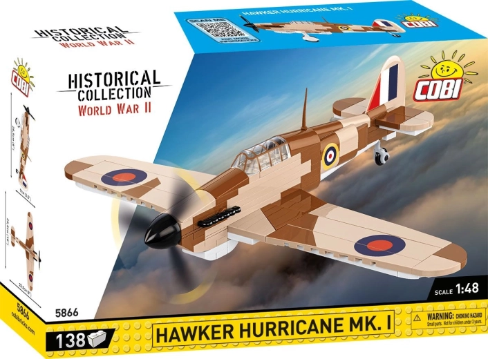 COBI Hawker Hurricane Mk. I 1:48 byggesæt af fly (2. verdenskrig)