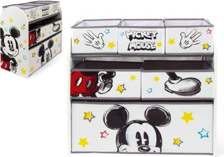 Legetøjsorganisator til børn med Mickey Mouse