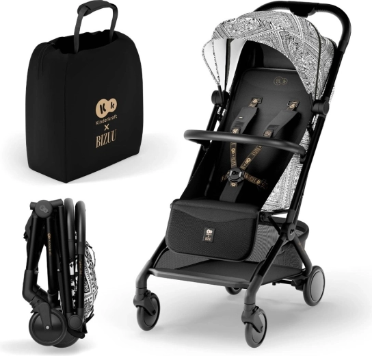 Kinderkraft Pilot 2 Bizuu kompakt klapvogn lunar black