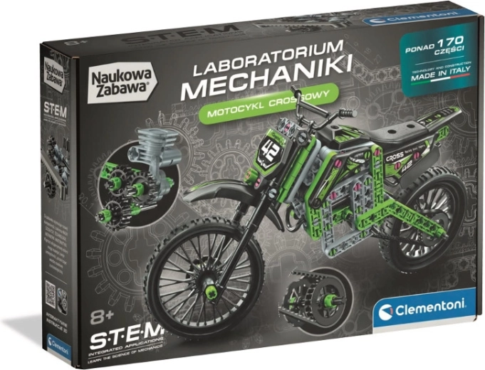 Laboratoriemekanik – crossmotor byggesæt