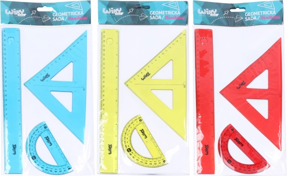 Geometrisk sæt Flexi farvet