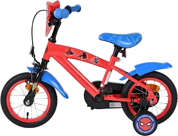 Spider-Man børnecykel 12" rød-blå