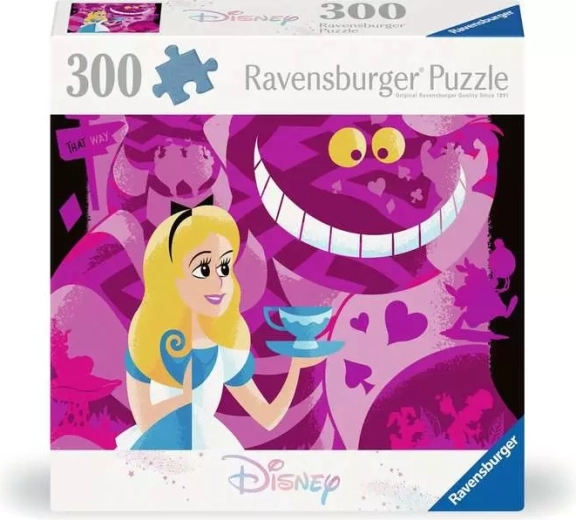 Ravensburger puslespil Alice i Eventyrland 300 brikker