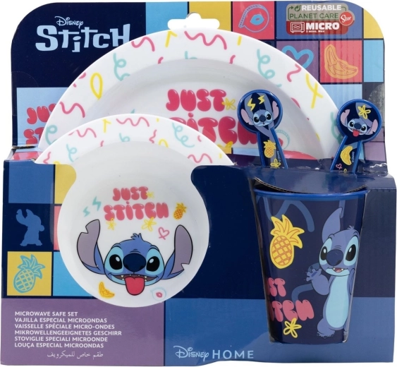 Børnespisesæt 5-i-1 STITCH
