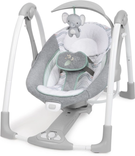 Ingenuity konvertibel babygynge og liggestol 2-i-1 Swell med vibrationer og melodier