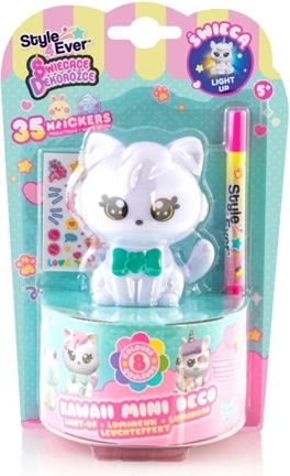 EPEE lysende pyntedyr kat kawaii – kreativt DIY-sæt