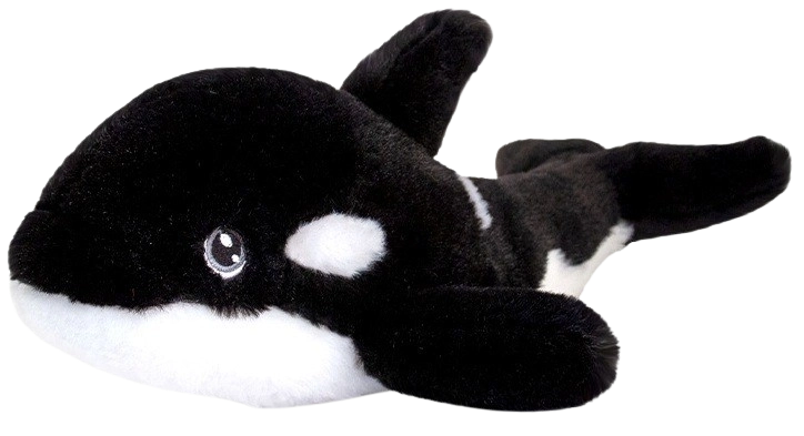 Plysbjørn spækhugger 25 cm KEEL TOYS