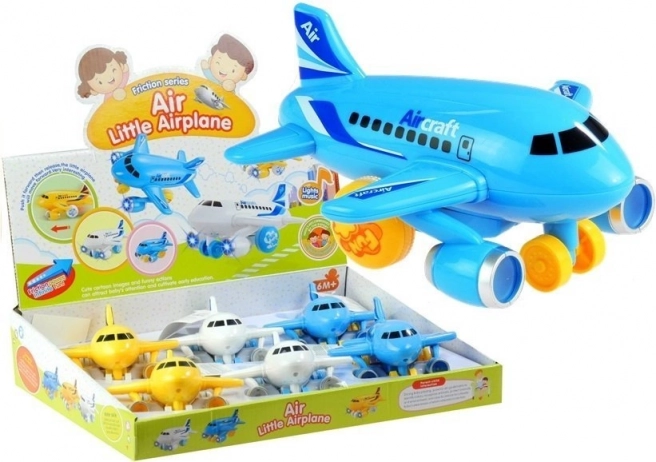Legetøjsfly med fremdrift, lys- og lydeffekter