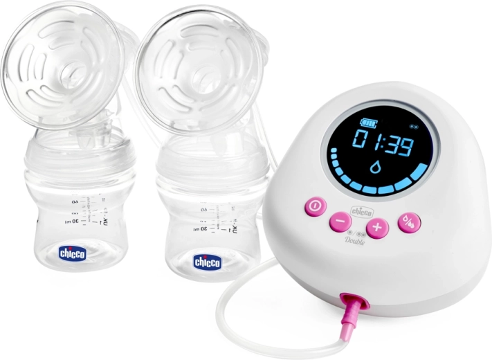 Chicco dobbelt elektrisk brystpumpe Double Pink