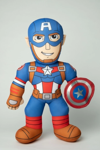 Plys Captain America med lyd 20 cm (Marvel)
