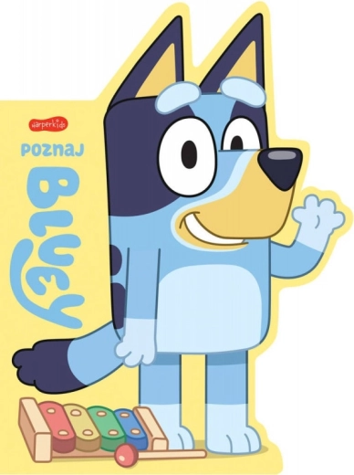 Lær Bluey at kende – papbog formet som en hund