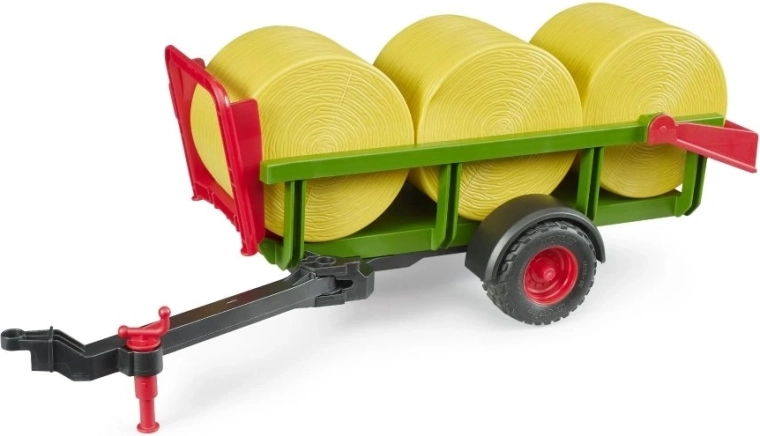 Bruder trailer til baller med 3 baller