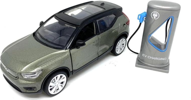 Bilmodel Volvo XC40 Recharge 1/32 med lys og lyd - 1 stk.